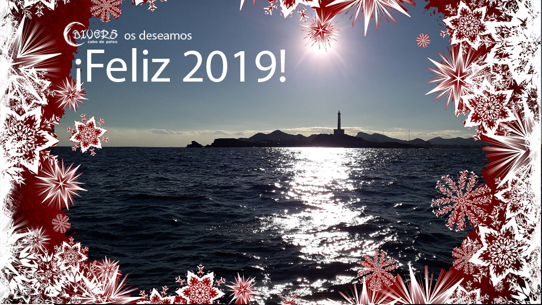 Divers Cabo de Palos os desea ¡Feliz Año 2019!